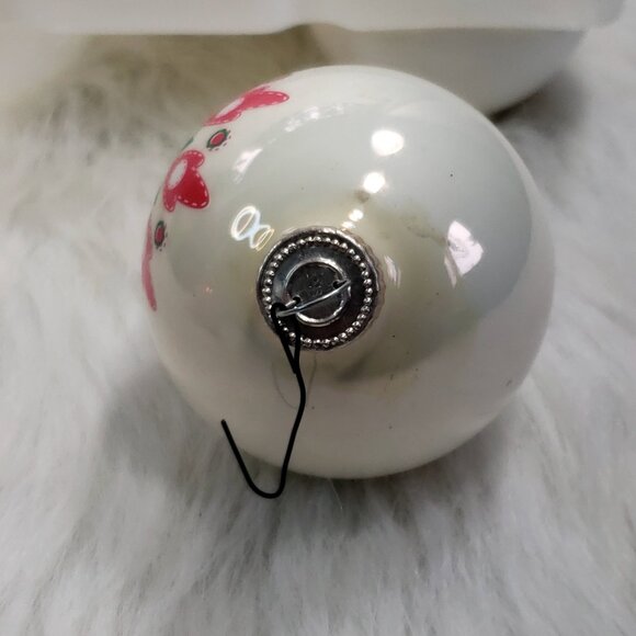 MARTHA STEWART Pink Christmas Gift / Tree Ornaments : Set Of 5 w/ box retro - Picture 2 of 10